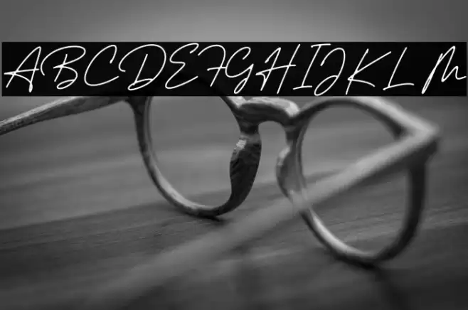 Trully Signature Trial Font examples