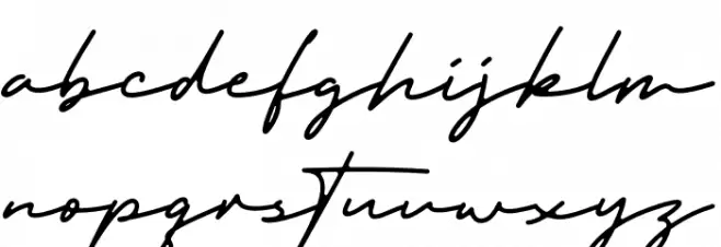 Trully Signature Trial Fuentes MINÚSCULAS