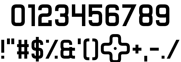 Truly Madly Dpad Font OTHER CHARS