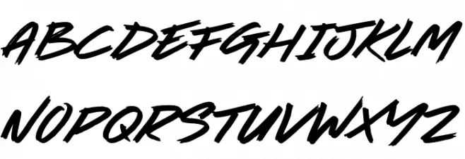 Truly Truly Caratteri MAIUSCOLE