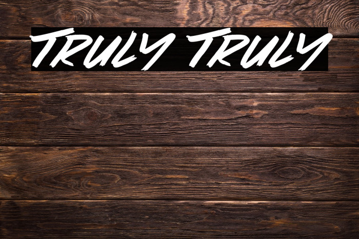 Truly Truly Example 2