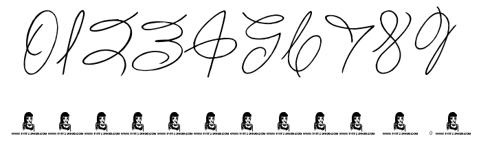 Truly Yours Font OTHER CHARS
