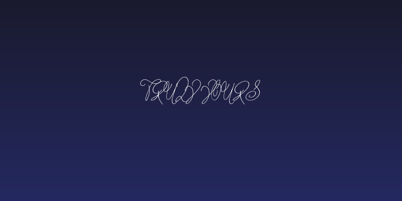 Truly Yours Social Header