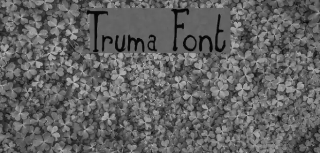 Truma Font examples