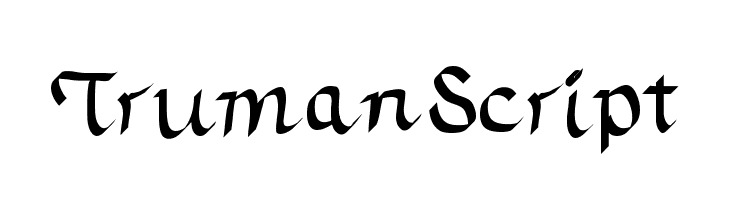 TrumanScript Font