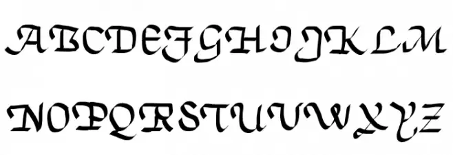 TrumanScript Fonte MAIÚSCULAS