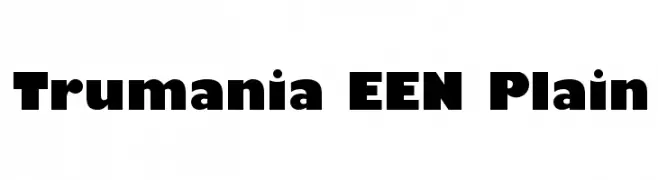 Trumania EEN Plain  Fuentes Gratis Descargar