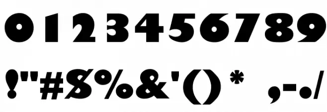 Trumania EEN Plain Font OTHER CHARS