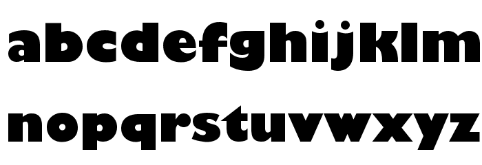 Trumania EEN Plain Font LOWERCASE