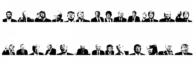 Trump-Regular Fuentes MAYÚSCULAS