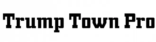 Trump Town Pro  Frei Schriftart Herunterladen