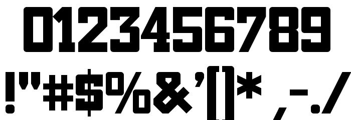 Trump Town Pro Font OTHER CHARS