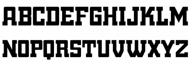 Trump Town Pro Schriftart Groß