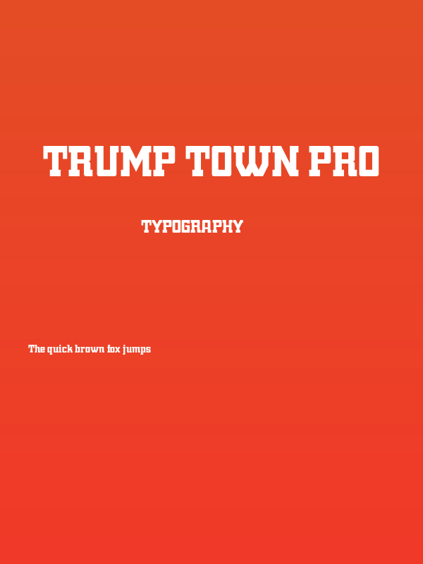 Trump Town Pro Poster