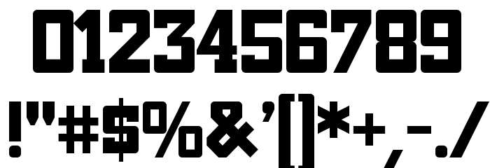 TrumpTownPro Font OTHER CHARS