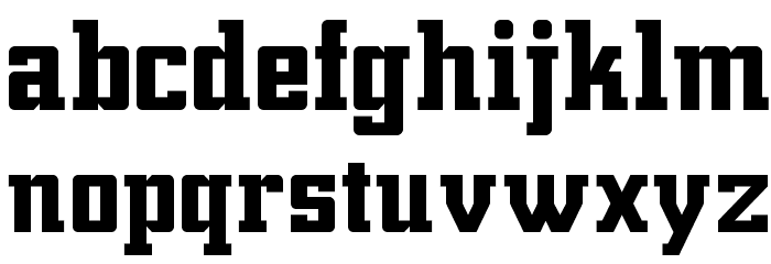 TrumpTownPro Font LOWERCASE