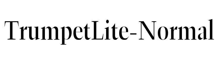 TrumpetLite-Normal  Free Fonts Download