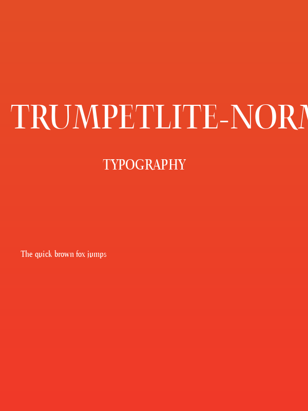 TrumpetLite-Normal Poster
