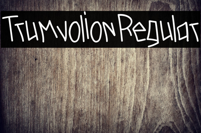 TrumvolionRegular Example 2