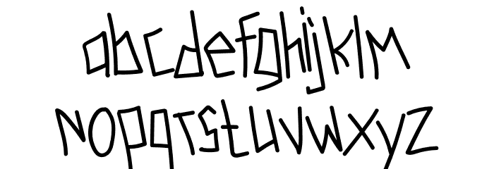 TrumvolionRegular Font LOWERCASE