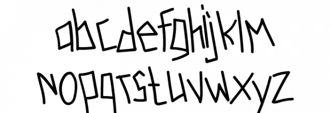 TrumvolionRegular Font LOWERCASE