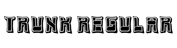 Trunk Regular  Free Fonts Download