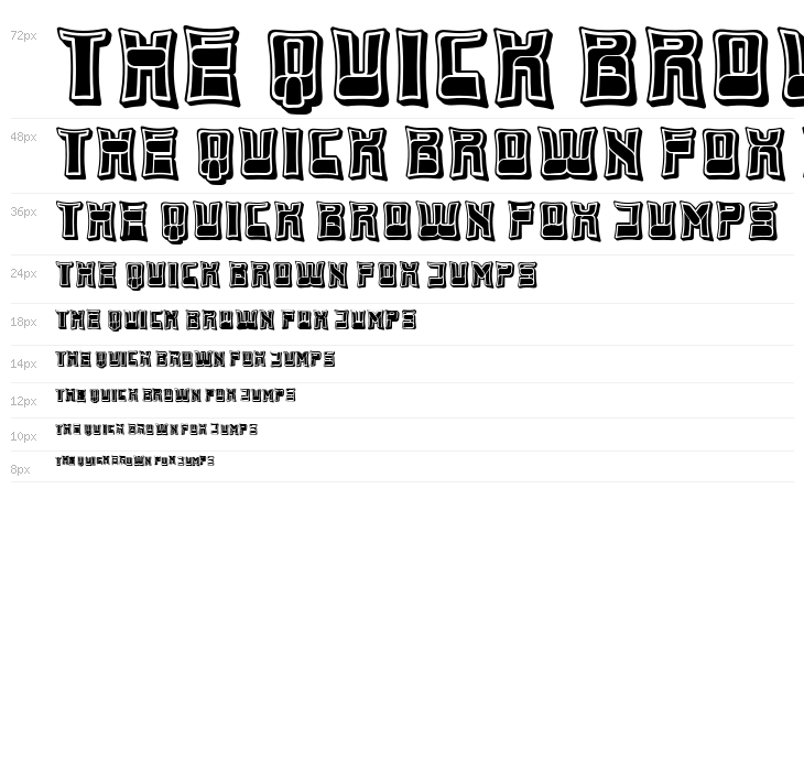 Trunk Regular Waterfall