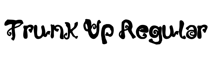 Trunk Up Regular  Скачать бесплатные шрифты