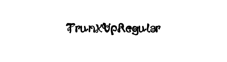 Trunk Up Regular  les polices de caractères gratuit tlcharger