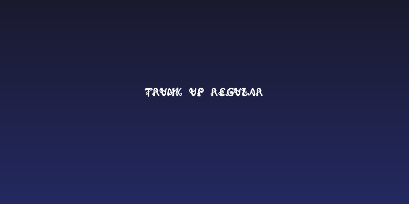 Trunk Up Regular Social Header