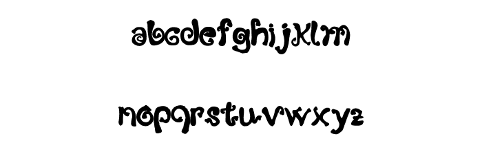 Trunk Up Regular Font LOWERCASE