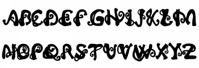Trunk Up Regular Font Litere mari