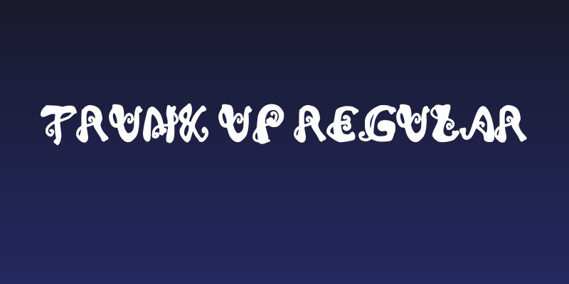 Trunk Up Regular Social Header