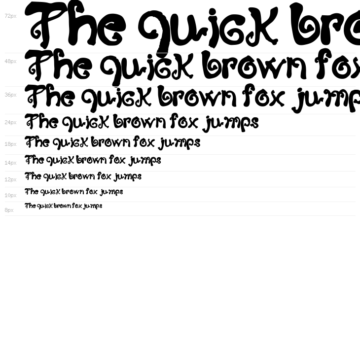 Trunk Up Regular Waterfall