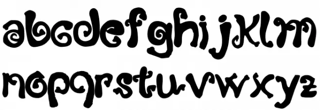 Trunk Up Regular 字体 小写