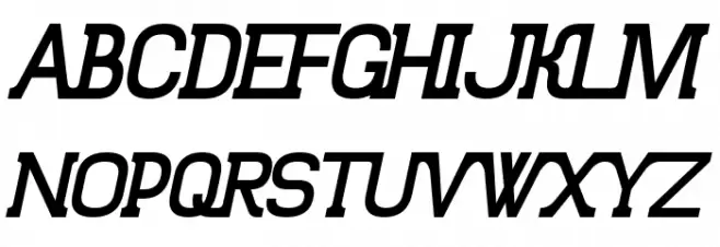 Trunkmill Oblique Font Litere mari