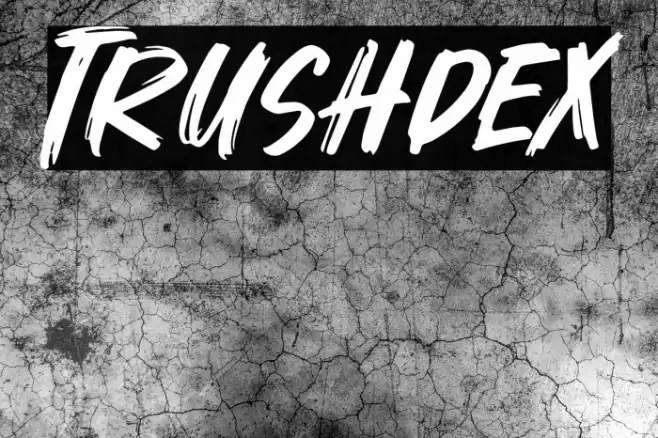 Trushdex Caratteri examples