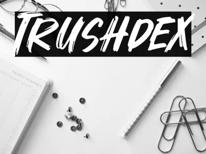 Trushdex Caratteri examples