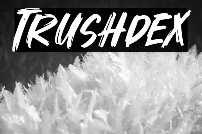 Trushdex Caratteri examples