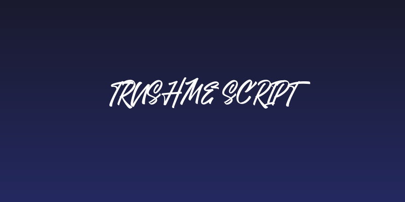 Trushme Script Social Header