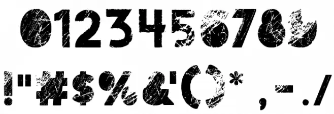 Truskey Font OTHER CHARS