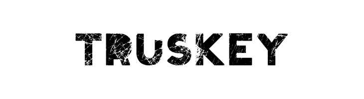 Truskey  Frei Schriftart Herunterladen