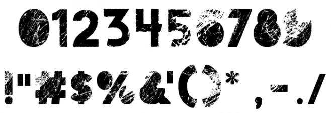 Truskey Font OTHER CHARS