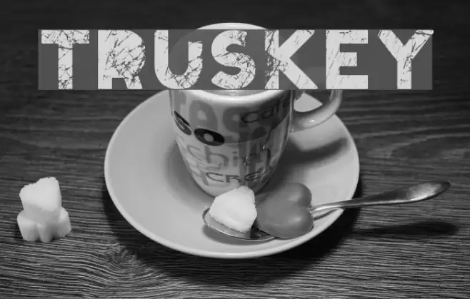 Truskey Font examples