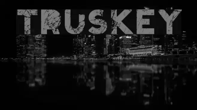 Truskey Font examples