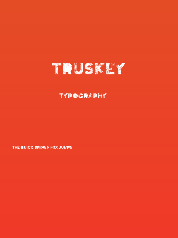 Truskey Poster