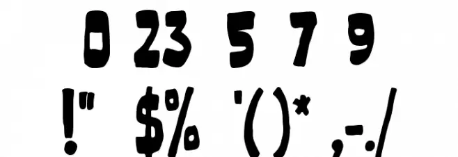 Trust Issue Font OTHER CHARS