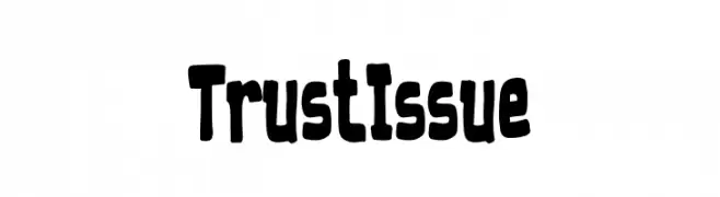 Trust Issue  Frei Schriftart Herunterladen