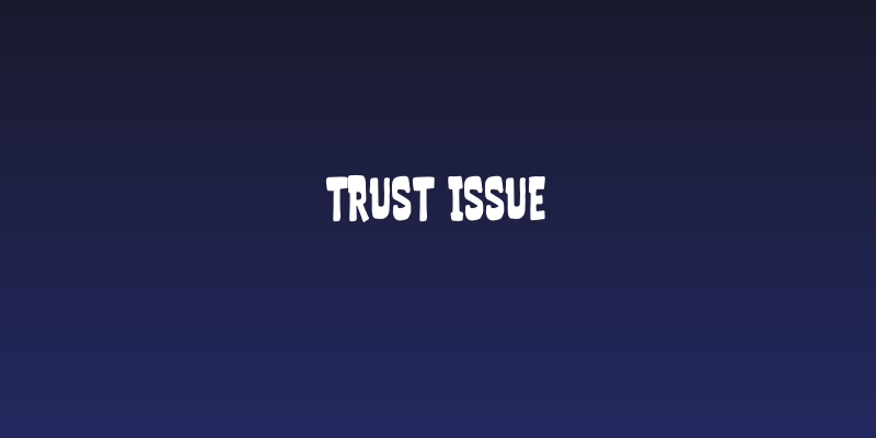 Trust Issue Social Header