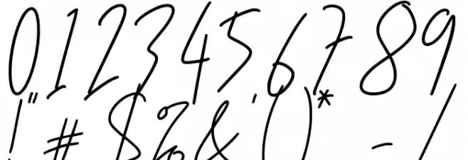 Trusted Font OTHER CHARS